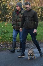 DENISE VAN OUTEN Out with Her Fogs in Essex 11/29/2020