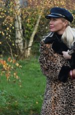 DENISE VAN OUTEN Out with Her Fogs in Essex 11/29/2020