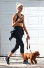 DEVON WINDSOR Out with her Dog in Miami 11/24/2020