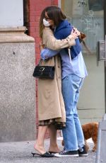 DIANNA AGRON Out with a Friend in New York 11/10/2020
