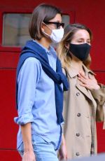 DIANNA AGRON Out with a Friend in New York 11/10/2020