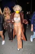 DOJA CAT Arrives at Prettylittlething Launch Dinner in West Hollywood 11/15/2020