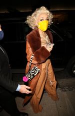DOJA CAT Arrives at Prettylittlething Launch Dinner in West Hollywood 11/15/2020