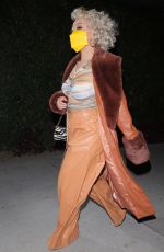 DOJA CAT Leaves Her Pretty Little Things Launch Party at Boa in West Hollywood 11/16/2020