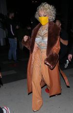 DOJA CAT Leaves Her Pretty Little Things Launch Party at Boa in West Hollywood 11/16/2020