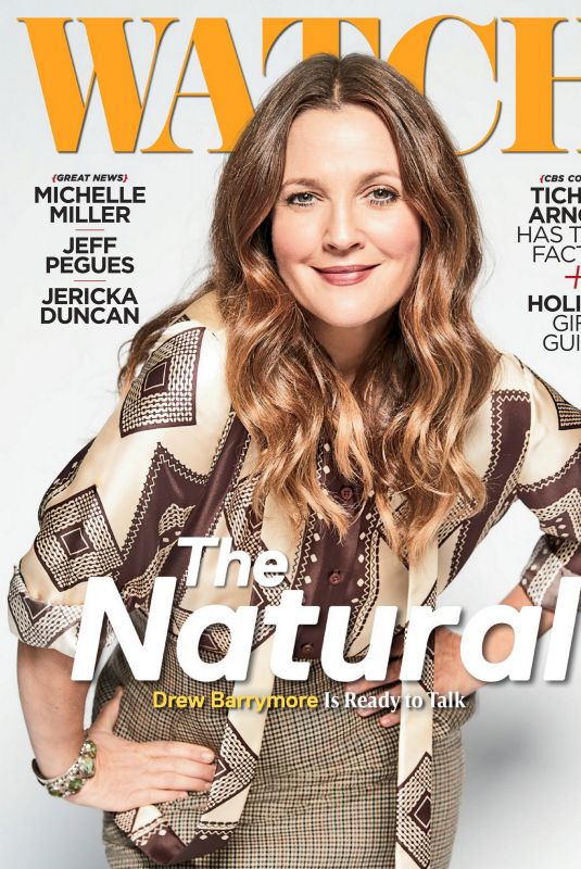 DREW BARRYMORE in Watch! Magazine, November 2020