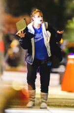 DREW BARRYMORE Out in Central Park in New York 11/05/2020