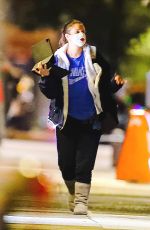 DREW BARRYMORE Out in Central Park in New York 11/05/2020