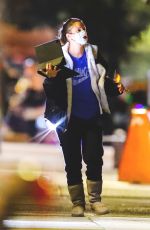 DREW BARRYMORE Out in Central Park in New York 11/05/2020