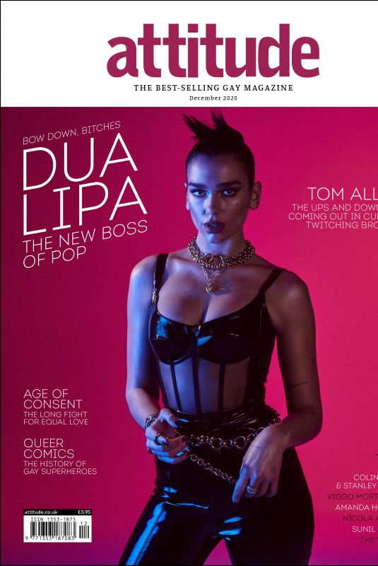 DUA LIPA for Attitude Magazine, December 2020