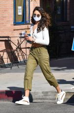 EIZA GONZALEZ Out for Coffee in West Hollywood 11/12/2020