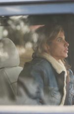 ELISABETTA CANALIS Out Driving in Her Land Rover Defender in Los Angeles 11/20/2020