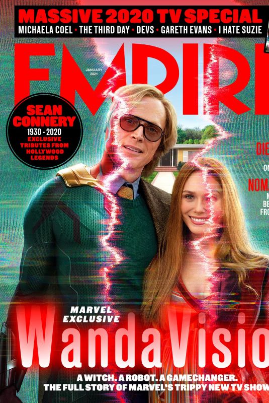 ELIZABETH OLSEN on the Cover of Empire Magazine, January 2021