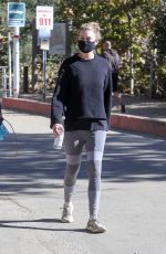 ELLEN POMPEO Out Hiking in Los Feliz 11/28/2020