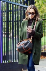 EMILIA CLARKE Out with Her Dog in London 11/01/2020