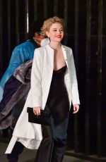 EMILY ALYN LIND, LAURA BENANTI on the Set of Gossip Girl in New York 11/20/2020