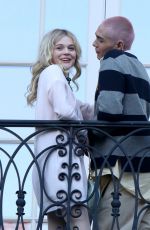 EMILY ALYN LIND on Set of Gossip Girl in New York 11/24/2020
