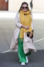 EMILY ATACK Leaves BBC Studios in London 11/07/2020