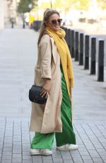 EMILY ATACK Leaves BBC Studios in London 11/07/2020