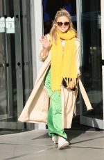 EMILY ATACK Leaves BBC Studios in London 11/07/2020