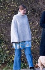 EMMA CORRIN Out at a Park in London 11/10/2020
