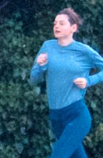 EMMA CORRIN Out Jogging at a Park in London 11/13/2020