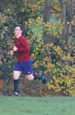 EMMA CORRIN Out Jogging at a Park in London 11/13/2020