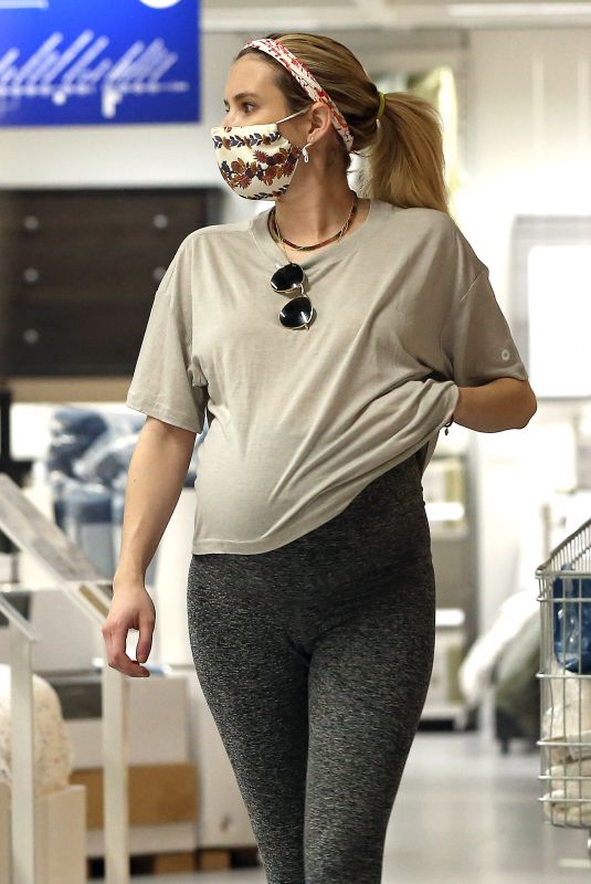 EMMA ROBERTS Shopping at Ikea Store in Los Angeles 11/18/2020