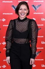 EMMA WILLIS at Voice UK Photocall Series 4 in Manchester 11/11/2020