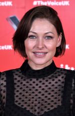 EMMA WILLIS at Voice UK Photocall Series 4 in Manchester 11/11/2020