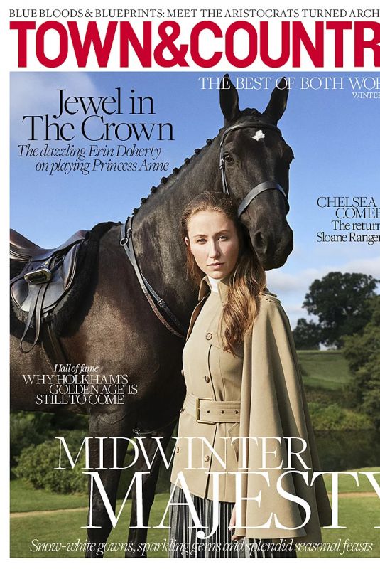 ERIN DOHERTY in Town and Country Magazine, Winter 2020