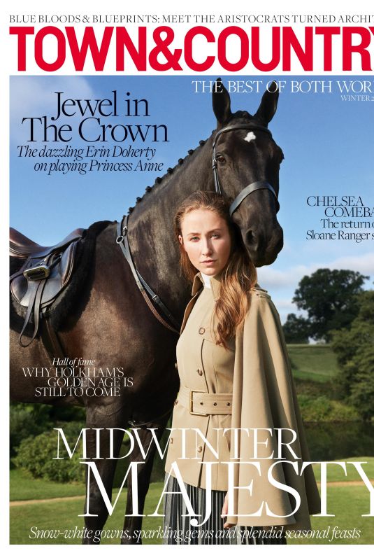 ERIN DOHERTY in Town & Country Magazine, UK Winter 2020
