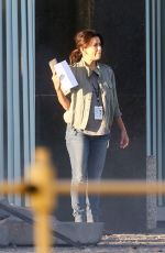 EVA LONGORIA on the Set of a New Movie in Los Angeles 11/22/2020