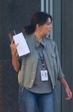 EVA LONGORIA on the Set of a New Movie in Los Angeles 11/22/2020