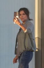 EVA LONGORIA on the Set of a New Movie in Los Angeles 11/22/2020