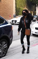 EVA LONGORIA Wearing a Mask Out in Los Angeles 11/23/2020