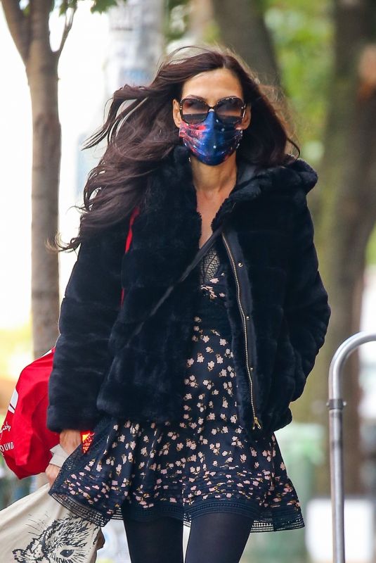 FAMKE JANSSEN Out and About in New York 11/03/2020