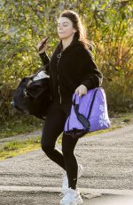 FAYE BROOKES Leaves Dancing on Ice Rehersal in Manchester 11/13/2020