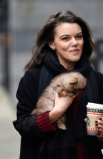 FAYE BROOKES Out with Her Dog in Manchester 11/17/2020