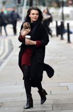 FAYE BROOKES Out with Her Dog in Manchester 11/17/2020