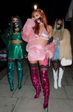 FERNE MCCANN at a Halloween Party in London 10/31/2020