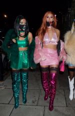 FERNE MCCANN at a Halloween Party in London 10/31/2020