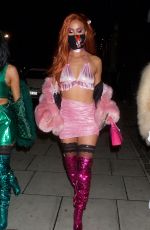 FERNE MCCANN at a Halloween Party in London 10/31/2020