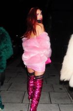 FERNE MCCANN at a Halloween Party in London 10/31/2020