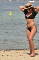 FRANCESCA ALLEN in Bikini on the Beach in Dubai 11/25/2020