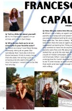 FRANCESCA CAPALDI in Aquamarine Magazine, November 2020