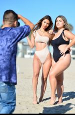 FRANCESCA FARAGO in Swimsuit at a Photoshoot at a Beach in Venice 11/04/2020