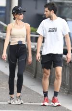 GEORGIA FOWLER and Nathan Dalah Out in Adelaide 11/21/2020