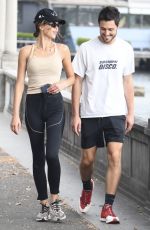 GEORGIA FOWLER and Nathan Dalah Out in Adelaide 11/21/2020