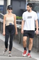 GEORGIA FOWLER and Nathan Dalah Out in Adelaide 11/21/2020